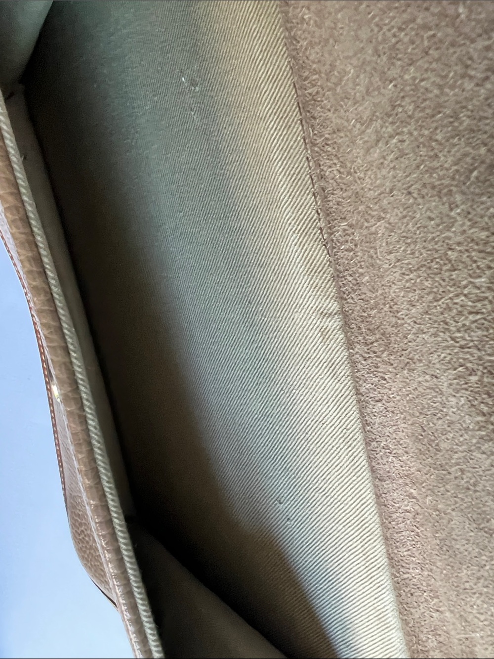 Dooney & Bourke Taupe and Brown Leather Top-Handle Satchel - Picture 6 of 11